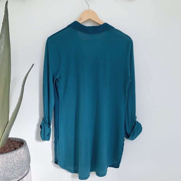 Splendid Always Shirting Pocket shirt turquoise blue Large - Picture 4 of 5